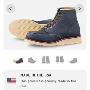 Redwing 6 inch clsssic moc women’s 7.5